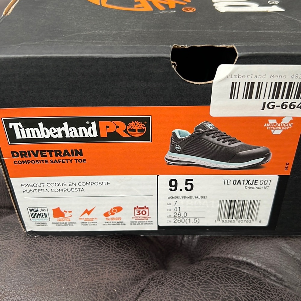 Women’s Timberland Pro drivetrain composite toe shoes
